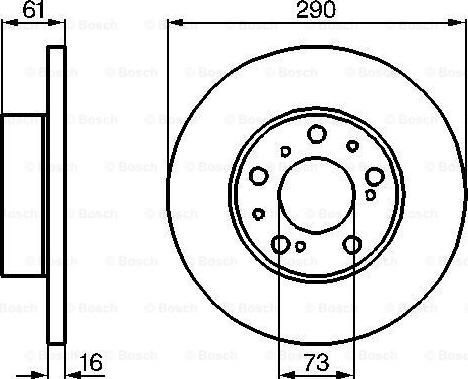 BOSCH 0 986 478 234 - Discofreno www.autoricambit.com