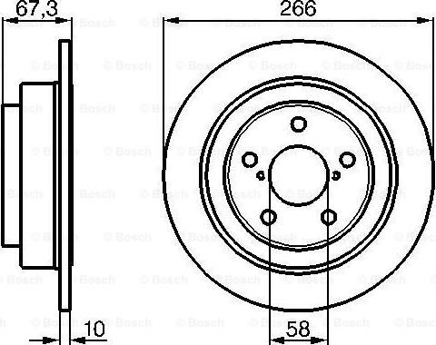 BOSCH 0 986 478 799 - Discofreno www.autoricambit.com