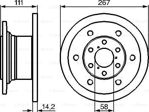 BOSCH 0 986 478 742 - Discofreno www.autoricambit.com