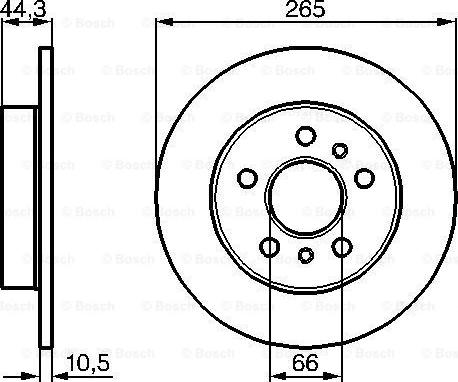 BOSCH 0 986 478 757 - Discofreno www.autoricambit.com