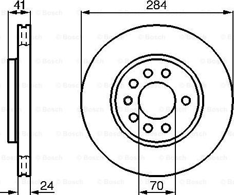 BOSCH 0 986 478 717 - Discofreno www.autoricambit.com