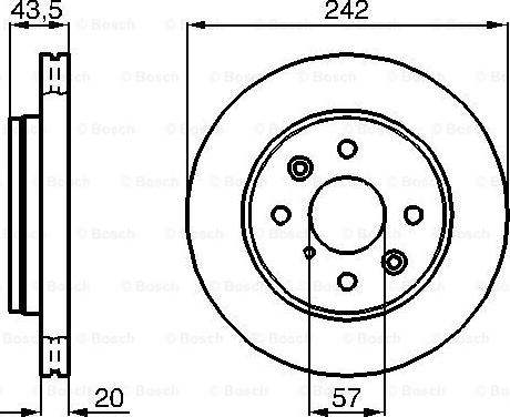 BOSCH 0 986 478 781 - Discofreno www.autoricambit.com