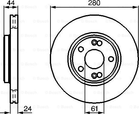 BOSCH 0 986 478 734 - Discofreno www.autoricambit.com