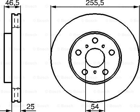 BOSCH 0 986 478 724 - Discofreno www.autoricambit.com