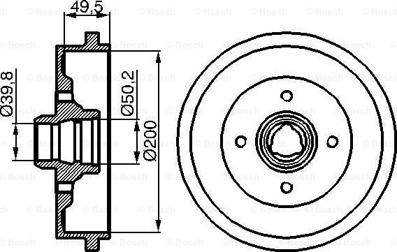 BOSCH 0 986 477 041 - Discofreno www.autoricambit.com