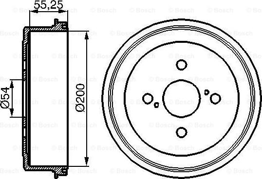 BOSCH 0 986 477 082 - Tamburo freno www.autoricambit.com