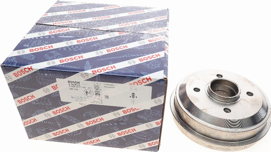 BOSCH 0 986 477 116 - Tamburo freno www.autoricambit.com