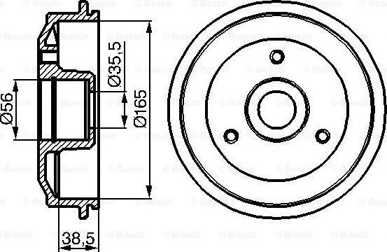 BOSCH 0 986 477 118 - Tamburo freno www.autoricambit.com