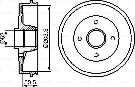 BOSCH 0 986 477 120 - Tamburo freno www.autoricambit.com