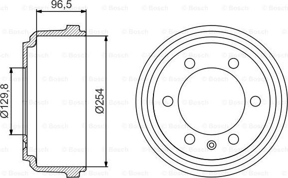 BOSCH 0 986 477 218 - Tamburo freno www.autoricambit.com