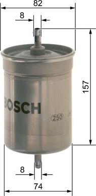 BOSCH 0 986 4B2 008 - Filtro carburante www.autoricambit.com