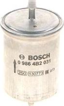 BOSCH 0 986 4B2 031 - Filtro carburante www.autoricambit.com