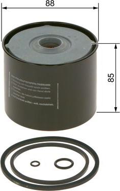 BOSCH 0 986 4B2 029 - Filtro carburante www.autoricambit.com