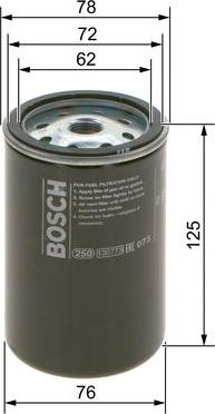 BOSCH 0 986 4B2 028 - Filtro carburante www.autoricambit.com