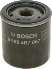 BOSCH 0 986 4B7 067 - Filtro olio www.autoricambit.com