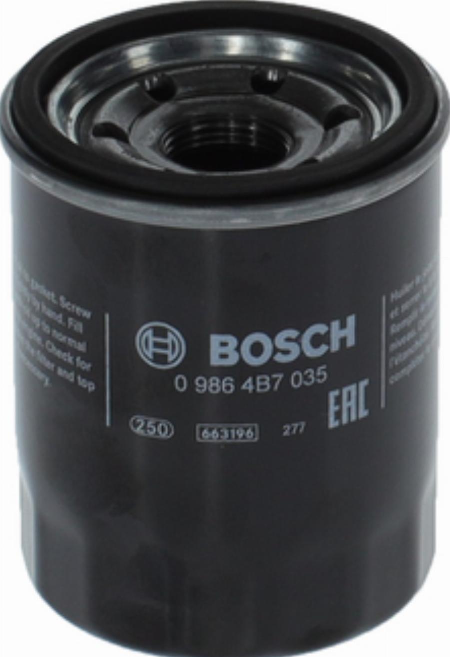 BOSCH 0 986 4B7 035 - Filtro olio www.autoricambit.com