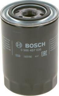 BOSCH 0 986 4B7 036 - Filtro olio www.autoricambit.com