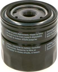 BOSCH 0 986 4B7 033 - Filtro olio www.autoricambit.com