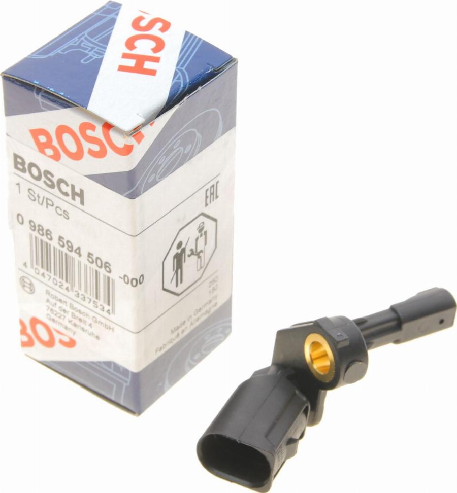 BOSCH 0 986 594 506 - Sensore, N° giri ruota www.autoricambit.com