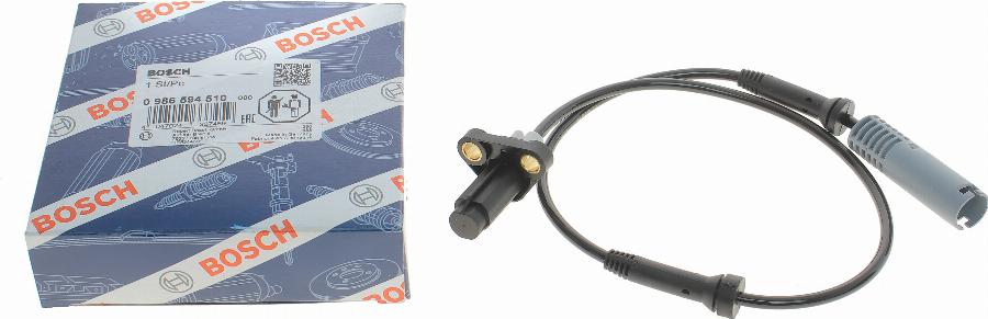 BOSCH 0 986 594 510 - Sensore, N° giri ruota www.autoricambit.com