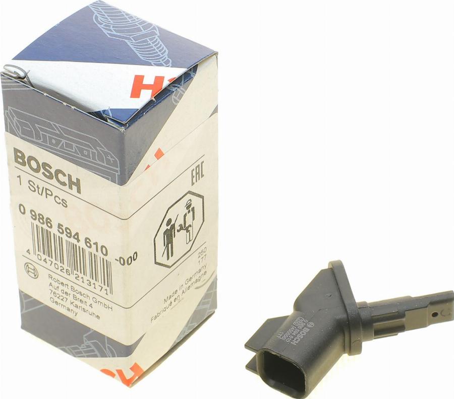 BOSCH 0 986 594 610 - Sensore, N° giri ruota www.autoricambit.com