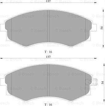 BOSCH 0 986 505 902 - Kit pastiglie freno, Freno a disco www.autoricambit.com