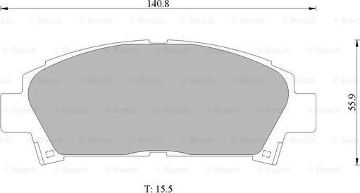 BOSCH 0 986 505 937 - Kit pastiglie freno, Freno a disco www.autoricambit.com