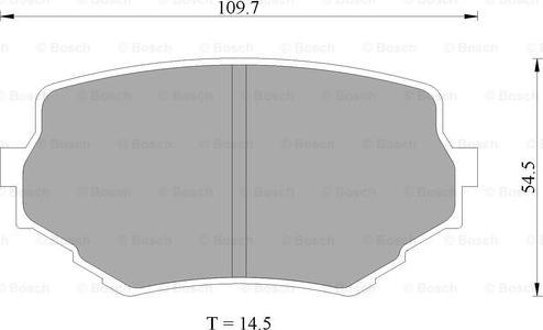 BOSCH 0 986 505 978 - Kit pastiglie freno, Freno a disco www.autoricambit.com