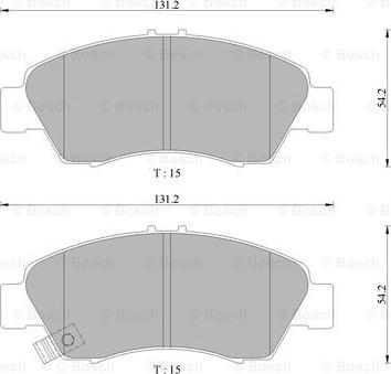 BOSCH 0 986 505 406 - Kit pastiglie freno, Freno a disco www.autoricambit.com