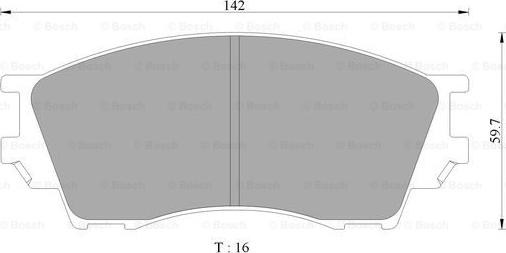 BOSCH 0 986 505 650 - Kit pastiglie freno, Freno a disco www.autoricambit.com