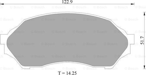 BOSCH 0 986 505 672 - Kit pastiglie freno, Freno a disco www.autoricambit.com