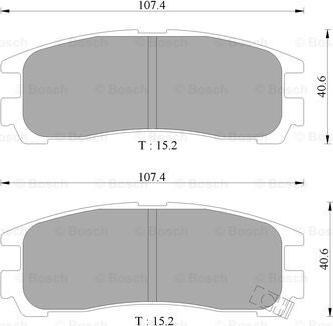 BOSCH 0 986 505 397 - Kit pastiglie freno, Freno a disco www.autoricambit.com