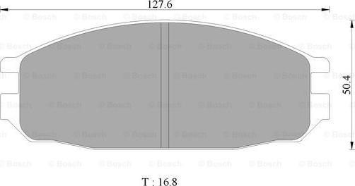 BOSCH 0 986 505 364 - Kit pastiglie freno, Freno a disco www.autoricambit.com