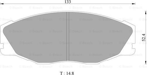 BOSCH 0 986 505 366 - Kit pastiglie freno, Freno a disco www.autoricambit.com