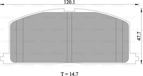 BOSCH 0 986 505 339 - Kit pastiglie freno, Freno a disco www.autoricambit.com