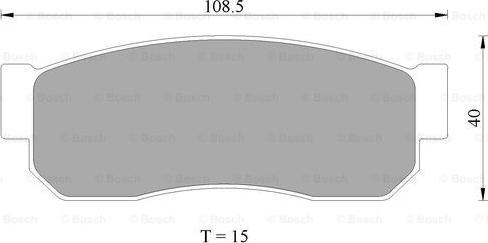 BOSCH 0 986 505 334 - Kit pastiglie freno, Freno a disco www.autoricambit.com