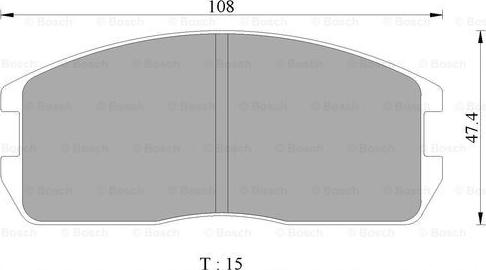 BOSCH 0 986 505 335 - Kit pastiglie freno, Freno a disco www.autoricambit.com