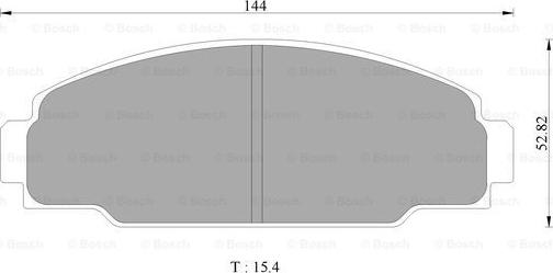 BOSCH 0 986 505 745 - Kit pastiglie freno, Freno a disco www.autoricambit.com