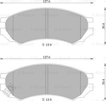 BOSCH 0 986 505 787 - Kit pastiglie freno, Freno a disco www.autoricambit.com