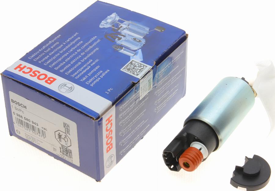 BOSCH 0 986 580 943 - Pompa carburante www.autoricambit.com