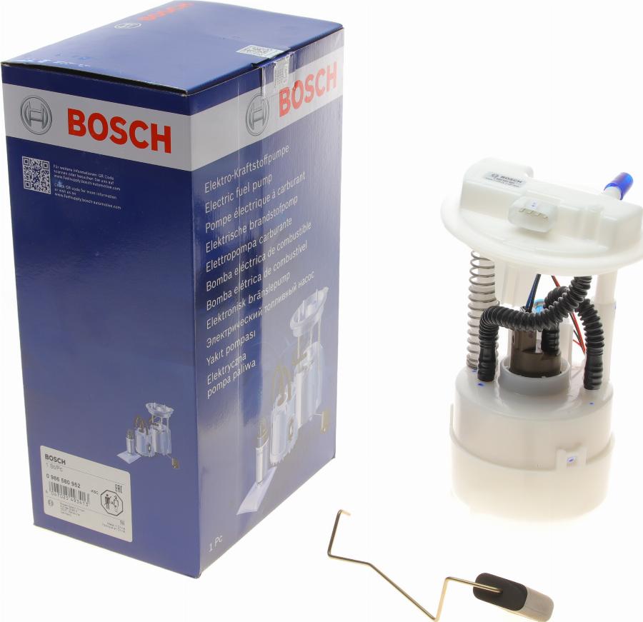 BOSCH 0 986 580 952 - Gruppo alimentazione carburante www.autoricambit.com