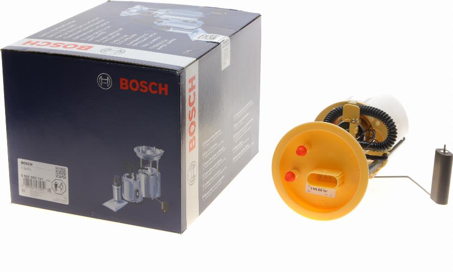 BOSCH 0 986 580 191 - Gruppo alimentazione carburante www.autoricambit.com