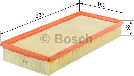 BOSCH 0 986 626 854 - Filtro aria www.autoricambit.com