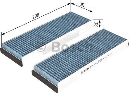 BOSCH 0 986 628 505 - Filtro, Aria abitacolo www.autoricambit.com