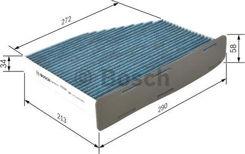 BOSCH 0 986 628 515 - Filtro, Aria abitacolo www.autoricambit.com