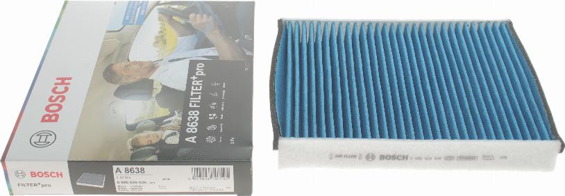 BOSCH 0986628638 - Filtro, Aria abitacolo www.autoricambit.com