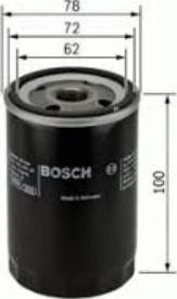 BOSCH 0 986 627 648 - Filtro olio www.autoricambit.com