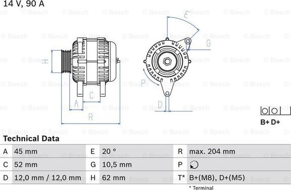 BOSCH 0 986 049 610 - Alternatore www.autoricambit.com