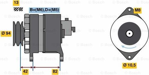 BOSCH 0 986 049 850 - Alternatore www.autoricambit.com