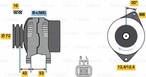 BOSCH 0 986 049 880 - Alternatore www.autoricambit.com